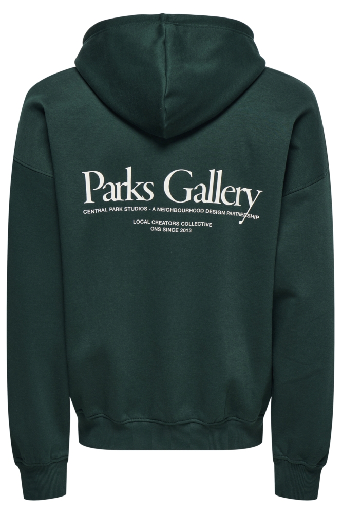 ONSGALLERY VTG HOODIE 22035621 PINE GROVE/GALLERY